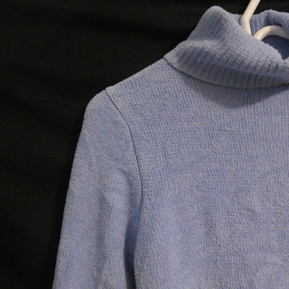 PENMANS | medium | Light Blue Chenille Turtleneck Sweater - Picture 3 of 14